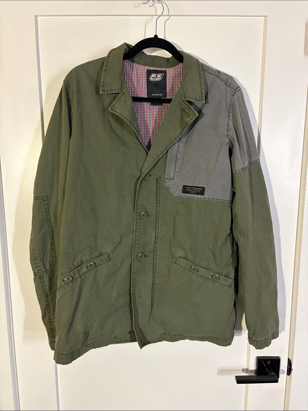 55DSL / Fifty Five DSL by Diesel Patchwork Military Jacket FW 2010/11